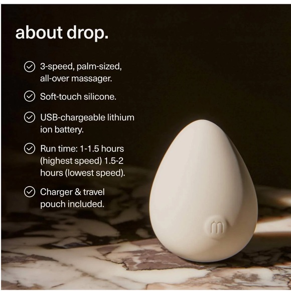 New! Maude Drop Personal Massager - Picture 5 of 7